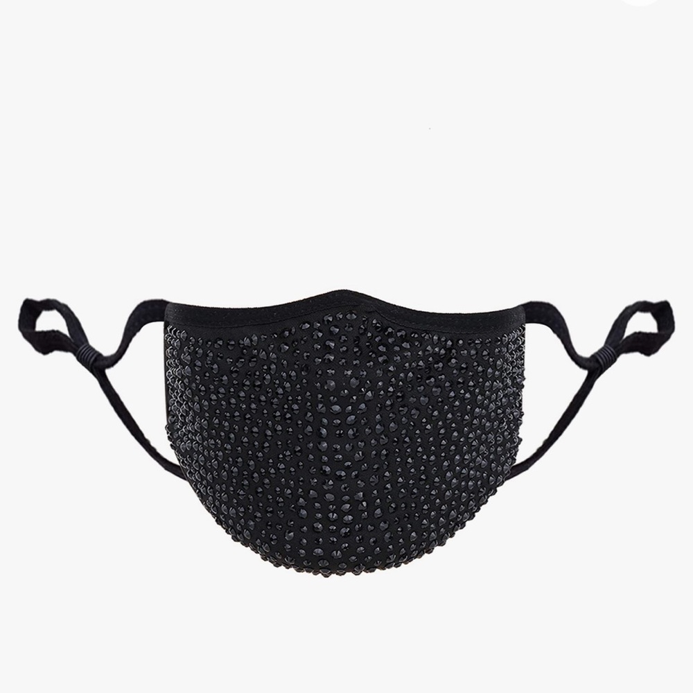 Black bling masks